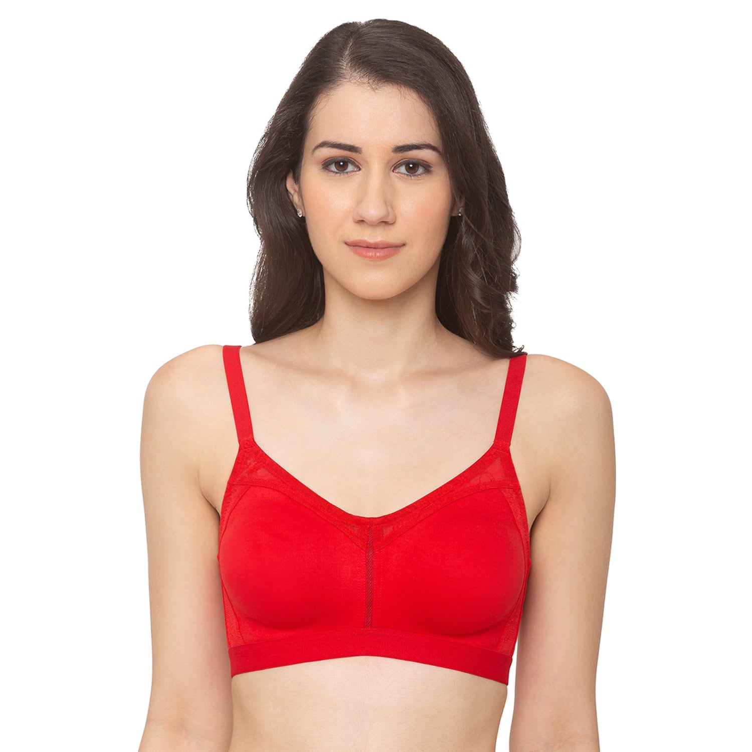 Candyskin Non Padded Non-Wired Bra CSB205RED